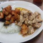 アラジン - 唐揚げに、グリルチキンをトッピング