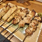 寅鈴 - 焼き鳥盛り合わせ6本