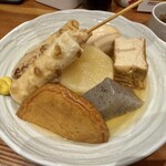 寅鈴 - おでん盛り合わせ(7点)