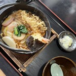 しのや - 鍋焼きうどん