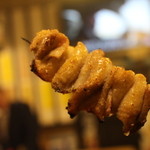 宮川橋もつ肉店 - 皮空中