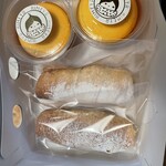 ひめや - 料理写真:プリンと焼きりんごのコルネ