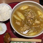 近江家 - カレー南蛮蕎麦 サービスライス