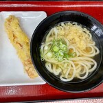 山とも - かけうどん あつあつ＋ちくわ天