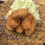 とんかつ 味楽亭 - カキフライ定食