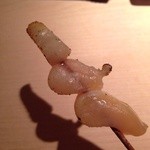 鮨 さかい - 2015　1月　真珠貝の貝柱あぶり