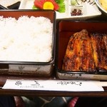 川勝 - うなぎ定食 特上（お重は2段式になってます）