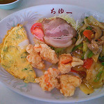 ちゅー - 八宝菜定食