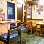 川勝 - 店内