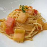 TRATTORIA CREATTA - パスタ：パプリカとリコッタ・チーズのスパゲッティ2