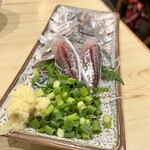 居酒屋 ハッピー - アジ刺し うまし