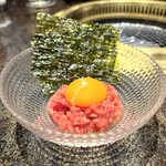 焼肉 徳川苑 - 和牛ユッケ