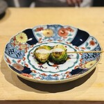 焼鳥 酉乃洲 - 芽キャベツ チーズソース