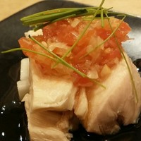 天厨菜館 新宿高島屋タイムズスクエア店 - 蒸し鶏とネギのトマトソース