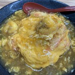 餃子の王将 - 極王天津飯。ふわトロたまごと餡が絶妙でした。