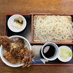 長寿庵 - 料理写真:穴子天丼とせいろセット