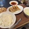渋谷餃子 - 餃子定食＋金賞からあげ２個