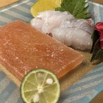 和ダイニングみつ橋 - 白身の岩塩造り