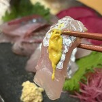 和ダイニングみつ橋 - 辛子と合わせて