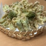 和ダイニングみつ橋 - 山菜の天ぷら