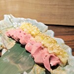 日本橋 逢鳥 - ねぎ塩レバ刺し