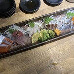 なでしこ食堂 - 刺身盛り3人前