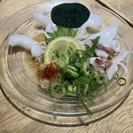なでしこ食堂 - 三原生たこポン酢780円