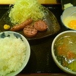 とんかつ いわい - 【2015.01.22】仮面専用・ダイエッとん豚汁定食