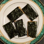 赤坂柿山 - 料理写真:短冊焼海苔巻