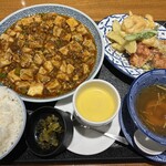 あんかけ焼そば 陳麻婆豆腐 STORM - 陳麻婆豆腐とエビマヨセット