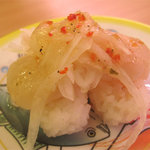 かっぱ寿司 - 帆立カルパッチョ。100kcal
