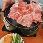 伊勢外宮カウンターすき焼きおりにく - 