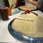 ビアード・パパ - お店で作ってくれてます