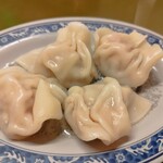 台北餃子 西荻窪張記 - 水餃子。甘い醤油ダレにつけて食べる。むちゃくちゃ旨し！！！お代わりした笑