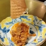 台北餃子 西荻窪張記 - 温玉の坦々ポテサラ。え？！逆さにしてなにしてんの〜？！汗