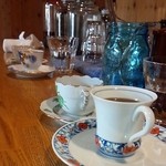 喫茶 cloak - 水出しコーヒーとエアロプレスコーヒーの飲み比べセット♪550円( ´艸｀)