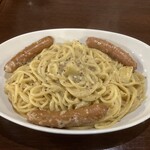 パスタの店 山猫軒 - 料理写真:２月限定のあらびきソーセージとポテトのマスタードクリームです☆　2026-0215訪問