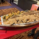 福新楼 - 次は鰆料理の２種舟盛り仕立てです。