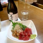 海鮮処 横手屋 - まぐろ納豆