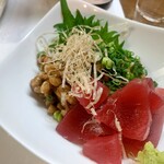 海鮮処 横手屋 - まぐろ納豆