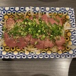 大衆酒場 たこじろう - 地鶏白レバー刺し880円