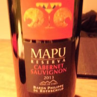 フレンチ割烹 宿 - Mapu Reserva Cabernet Sauvignon