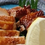 お多福 - 比内地鶏塩焼き（アップ）（2015/01）