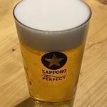 南九州畜産 卸売市場 なんちく - きめ細かいサッポロ全国ベスト50の生ビール