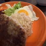 roku cafe - ご飯が玄米っぽいやつ