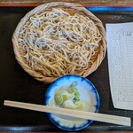 ことぶき - 料理写真:ざるそば(620円)
