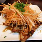 塩らー麺 本丸亭 - ねぎたっぷり焼き餃子（６００円）