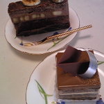 アテスウェイ - ('10.2)キャラメルテンダンス＆チョコバナナのムースがサンドされたケーキ