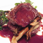 Chez Hyakutake - 肉：蝦夷鹿の赤ワインソース