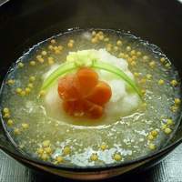 祇園 にしかわ - かぶらの葛仕立て、雲子、木耳、くわい